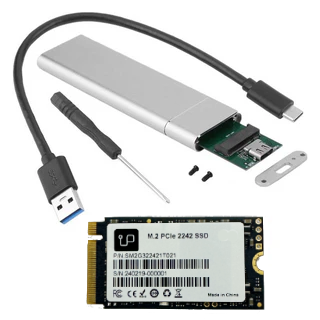 image for 512GB Upgradeable NVME M.2 2242 SSD with cloning kit