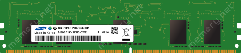 8GB DDR4 3200 MHz RDIMM Module Standard Compatible