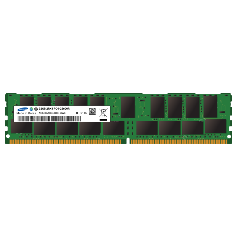 16GB DDR4 3200 MHz RDIMM Module Standard Compatible