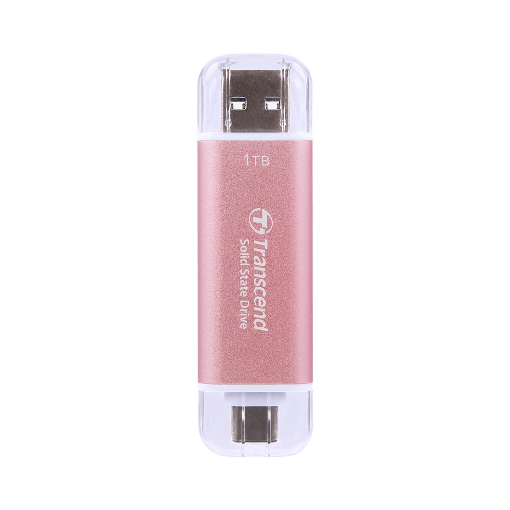 Transcend External SSD as an USB-A and USB-C drive